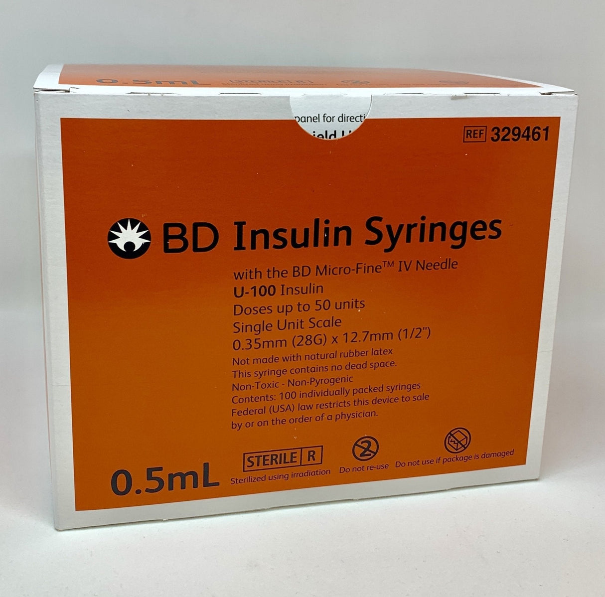 BD Insulin Syringes 0.5mL U - 100 – 28G x 1/2" - Buy Medical Supplies Online Canada
