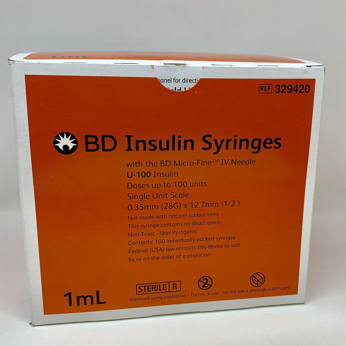 1 mL Sterile Syringe with 28G Needle – Micro-Fine, Latex-Free | BD-Needles-Birth Supplies Canada