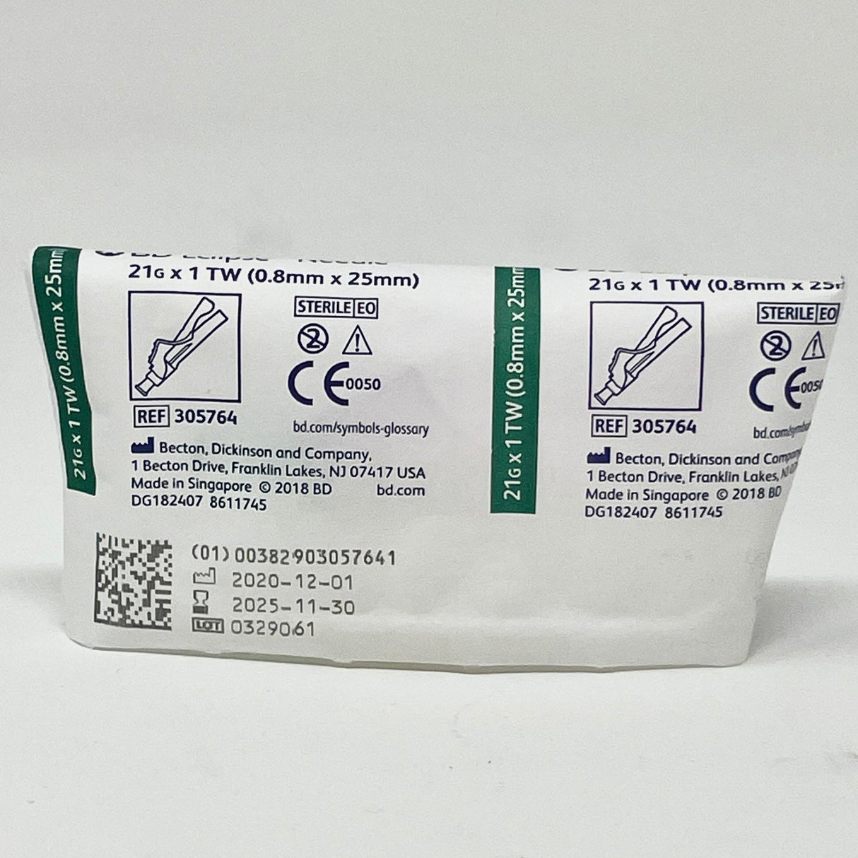21G BD Eclipse Safety Needle with Pivoting Shield | BD-Needles-Birth Supplies Canada