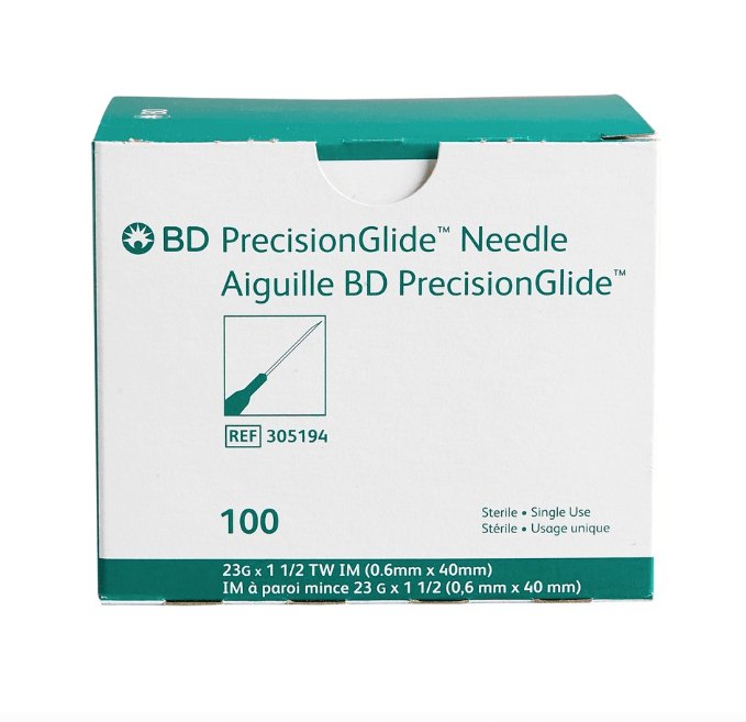 BD PrecisionGlide Needle 23G – Thin Wall - Buy Medical Supplies Online Canada