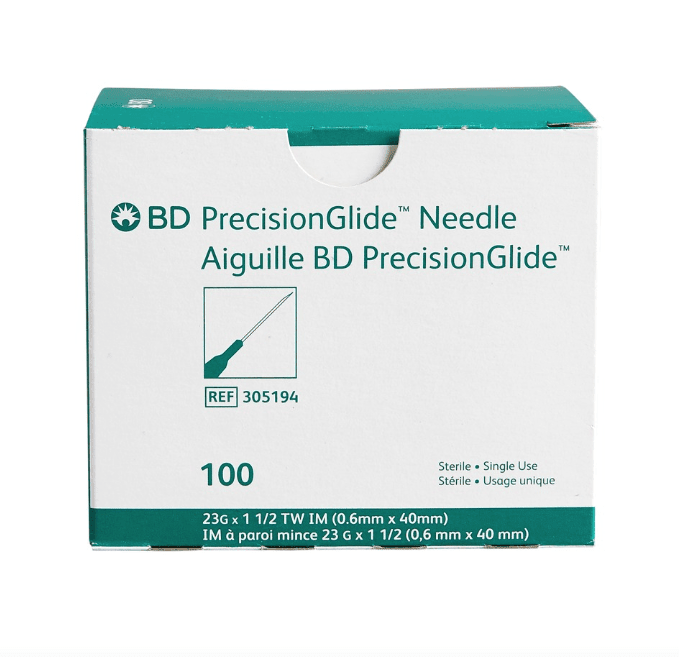 BD PrecisionGlide Needle 23G – Thin Wall - Buy Medical Supplies Online Canada
