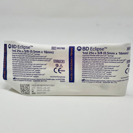 25G Needle w/ Syringe Eclipse | BD-Medical Devices-Birth Supplies Canada