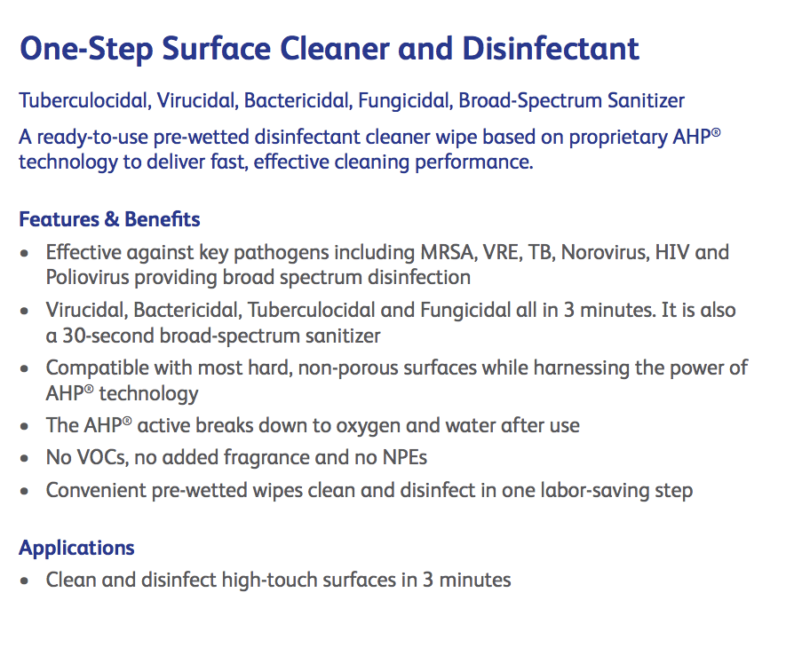 Accel PREVention Disinfectant Wipes-Cleaning Supplies-Birth Supplies Canada