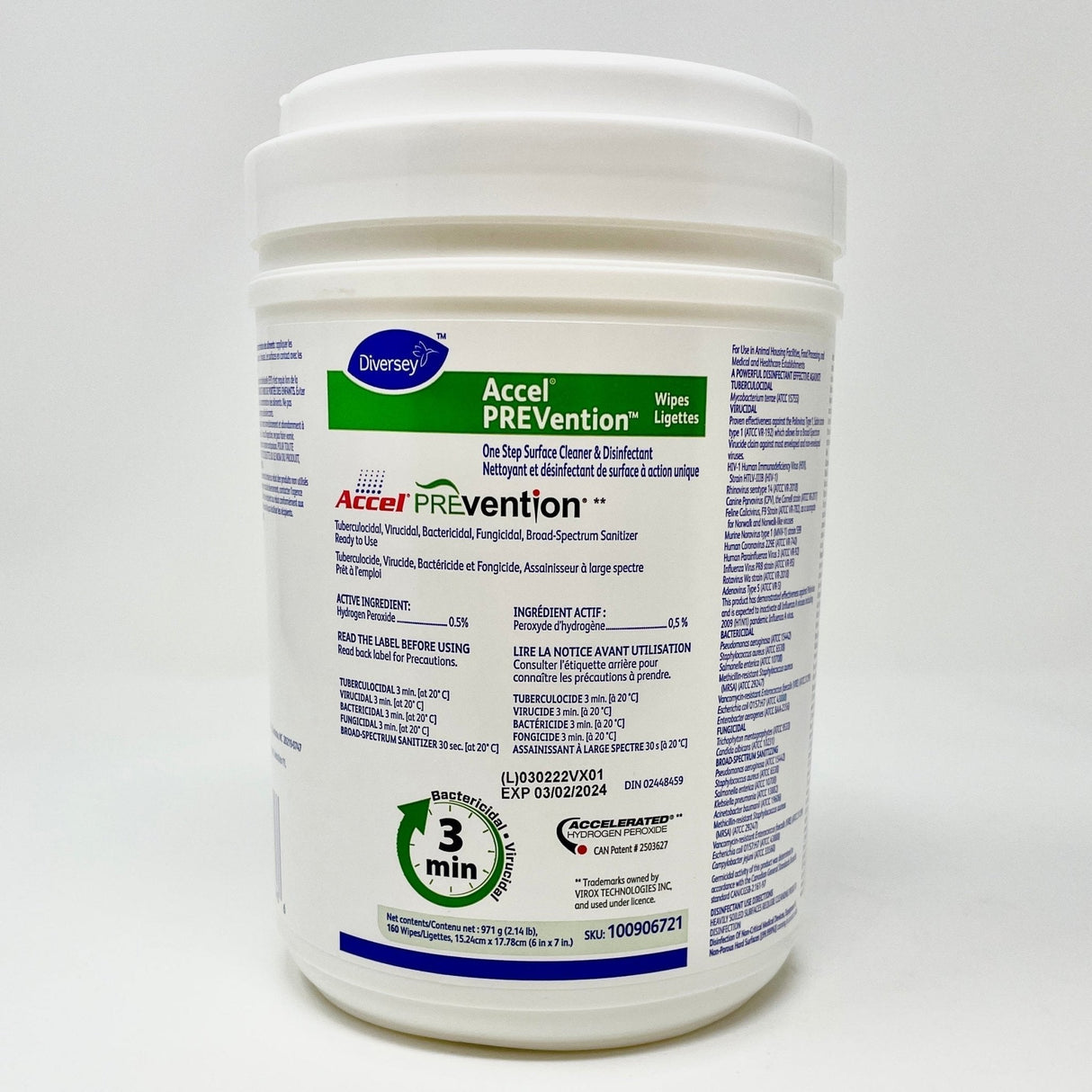 Accel PREVention Disinfectant Wipes-Cleaning Supplies-Birth Supplies Canada
