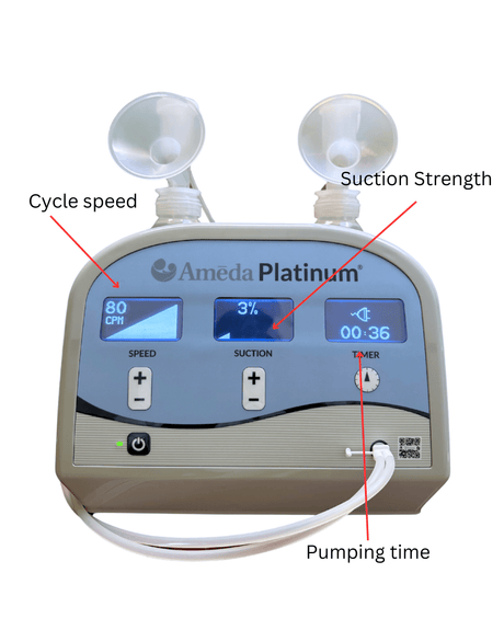 Ameda Platinum® Breast Pump-Breastfeeding-Birth Supplies Canada