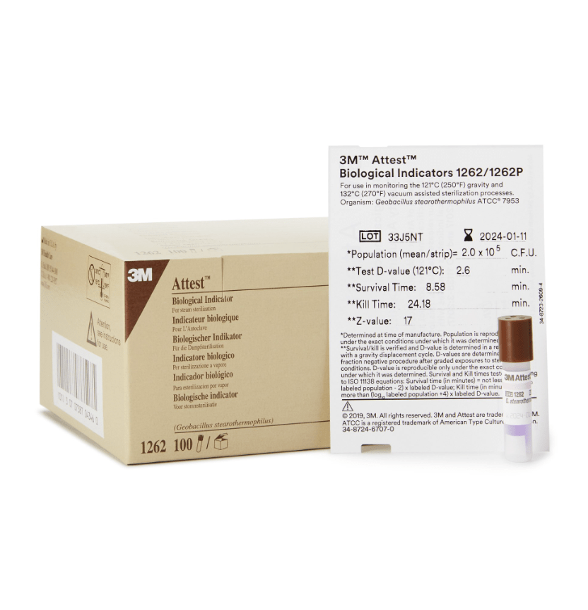 Attest Biological Indicator | 3M-Autoclave-Birth Supplies Canada