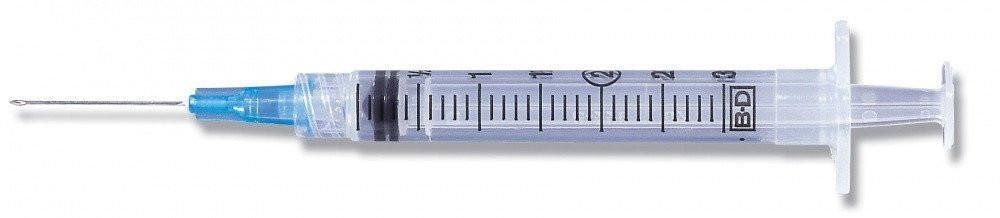 BD PrecisionGlide™ Needle & 3mL Syringe | Luer-Lok-Needles-Birth Supplies Canada