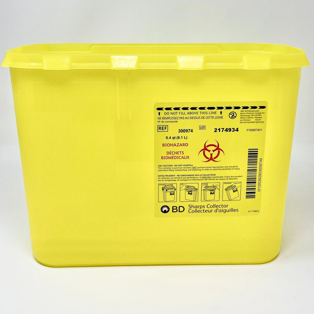 BD Sharps Collectors & Containers-Clinic Supplies-Birth Supplies Canada