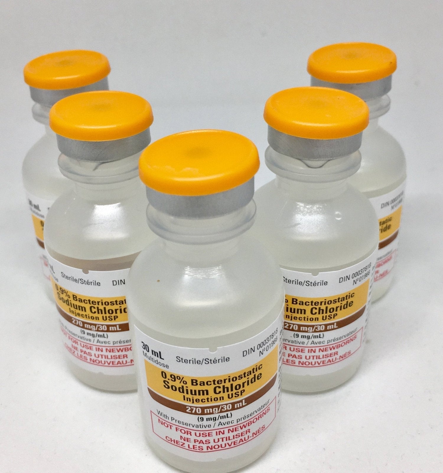 Bacteriostatic Sodium Chloride | Hospira-IV Solutions-Birth Supplies Canada
