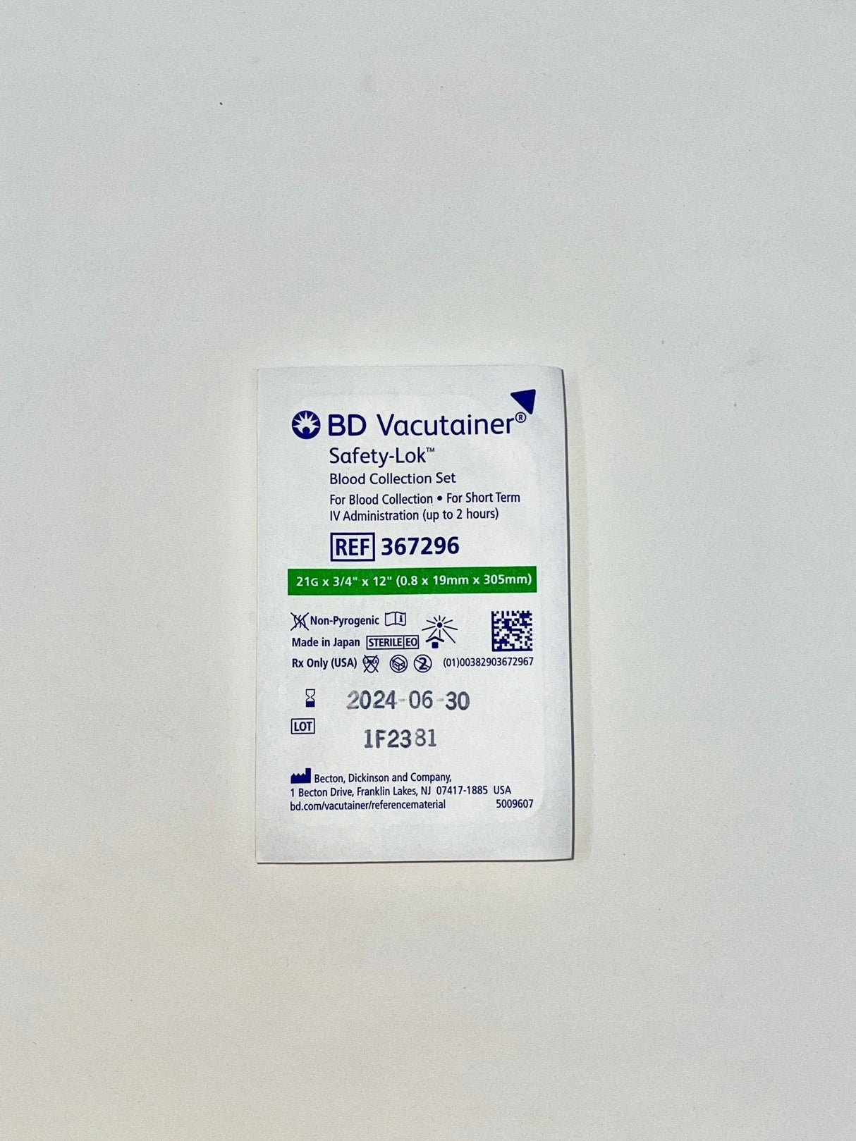 Blood Collection Vacutainer Safety-Lok | BD-Medical Devices-Birth Supplies Canada