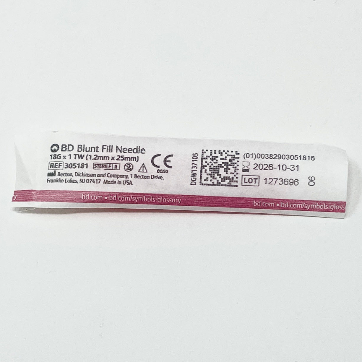 Blunt Fill Needles | BD-Medical Devices-Birth Supplies Canada