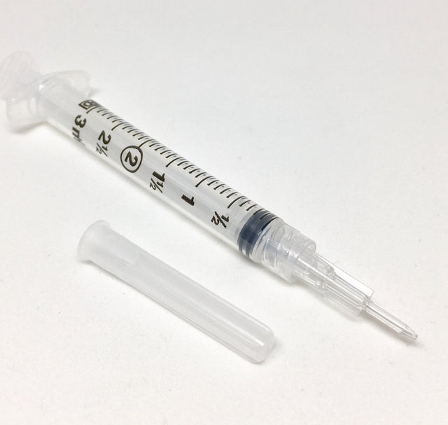 Blunt Plastic Luer-Lok Cannula, 3cc/mL Syringe-Medical Devices-Birth Supplies Canada