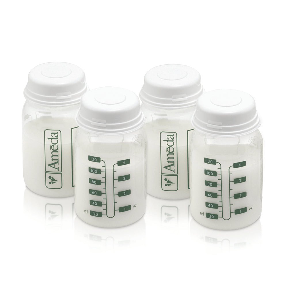 Breast Milk Storage Bottle with Lock-Tight Cap | Ameda-Lactation Aids-Birth Supplies Canada