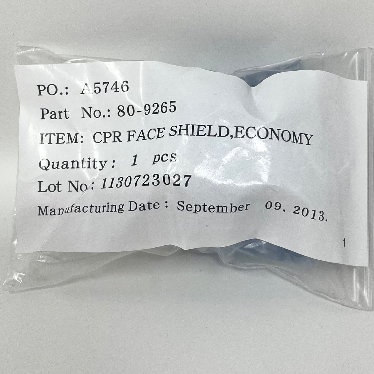 CPR Face Shield with One-Way Valve Barrier-Airways-Birth Supplies Canada