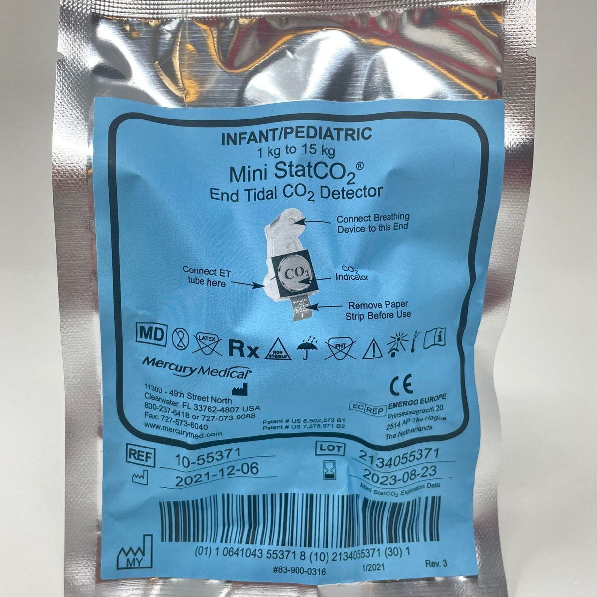 StatCO2 Colorimetric Carbon Dioxide Detector - Buy Medical Supplies Online Canada