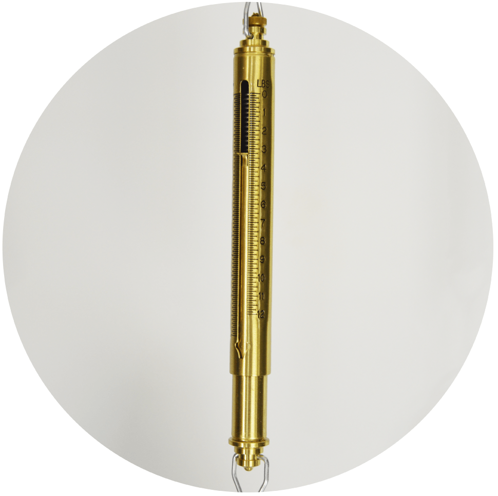 Chatillon Brass Hanging Scale – 12 lb × 2 oz Capacity-Scales & Measuring-Birth Supplies Canada