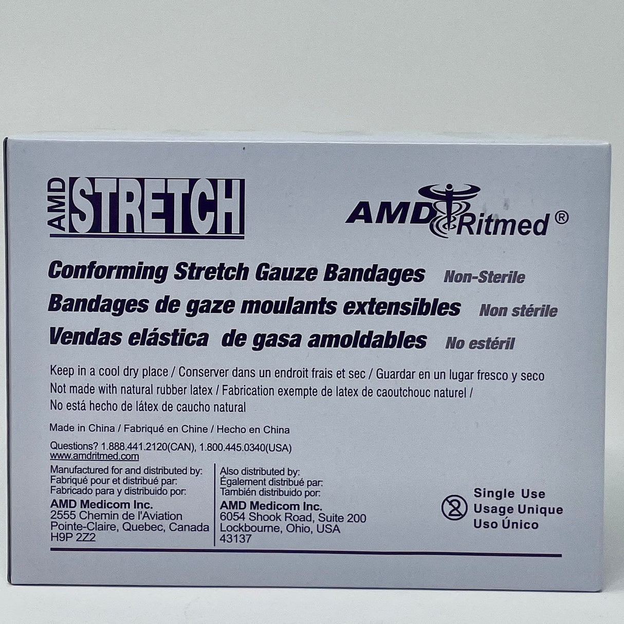 Conforming Stretch Gauze Bandages-Gauze & Bandages-Birth Supplies Canada
