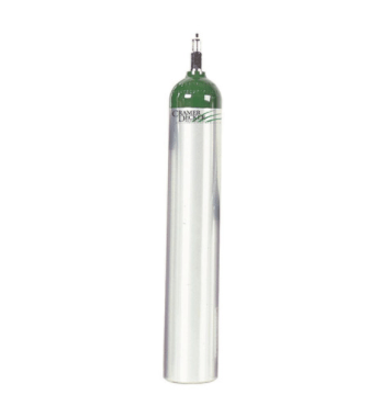 Cylinder Oxygen Tank "E" Empty Aluminum w/Standard Post Valve-Airways-Birth Supplies Canada