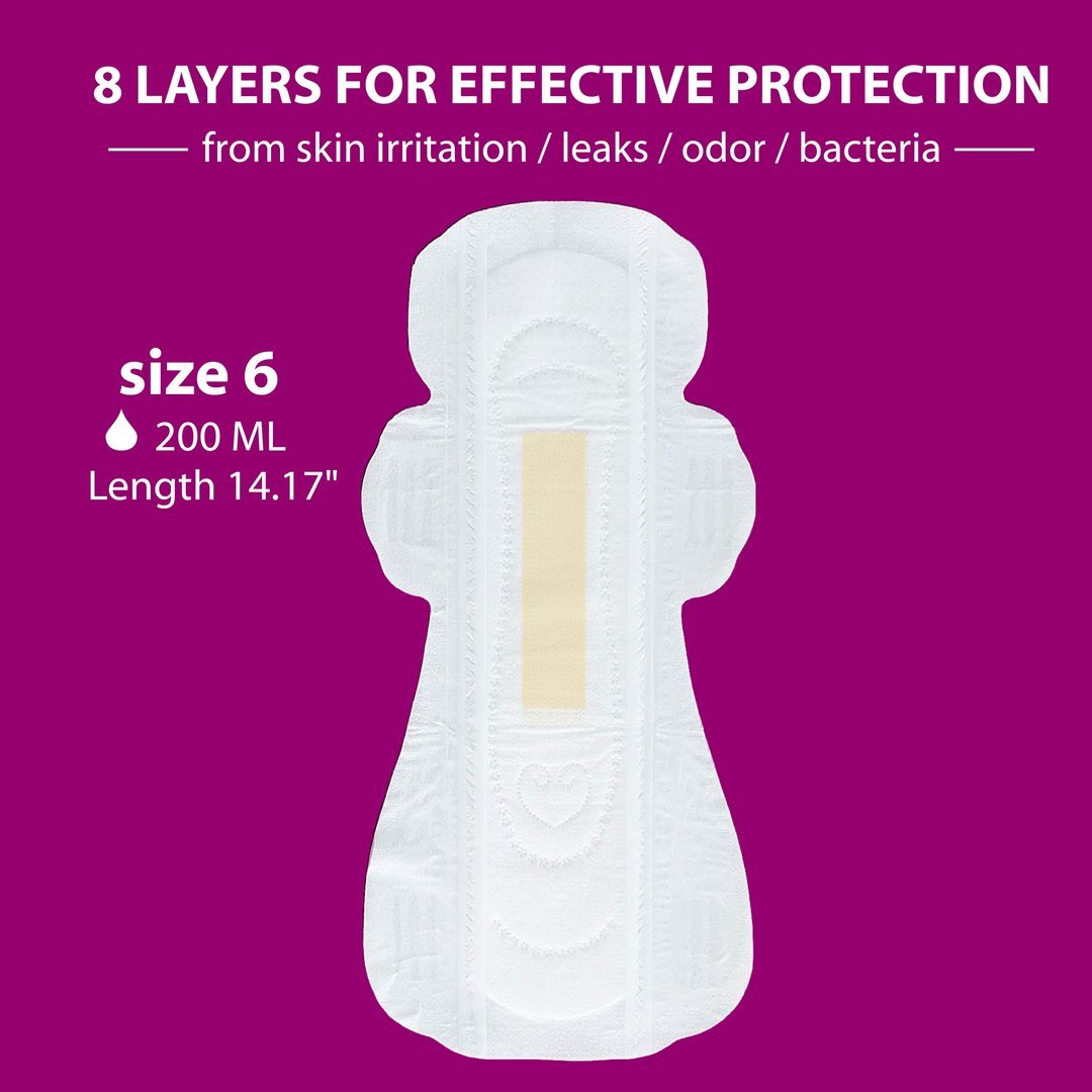 ECO-Certified Overnight/Postpartum Pads-Postpartum Supplies-Birth Supplies Canada