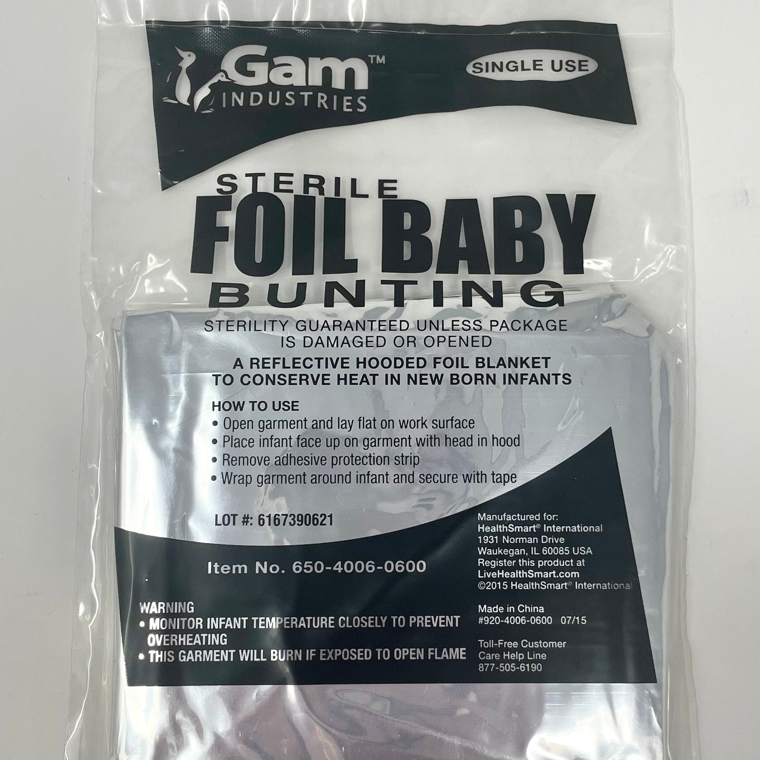 Emergency Foil Baby Bunting-Non-Medical Supplies-Birth Supplies Canada