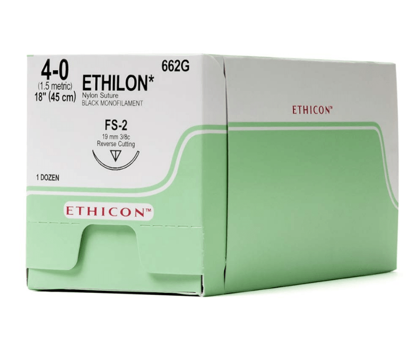 Ethicon Nylon Sutures – Non - Absorbable Monofilament (P - 3 Needle) - Buy Medical Supplies Online Canada