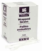 Flexible Bendable Straws | Single Use, Individually Wrapped-Clinic Supplies-Birth Supplies Canada