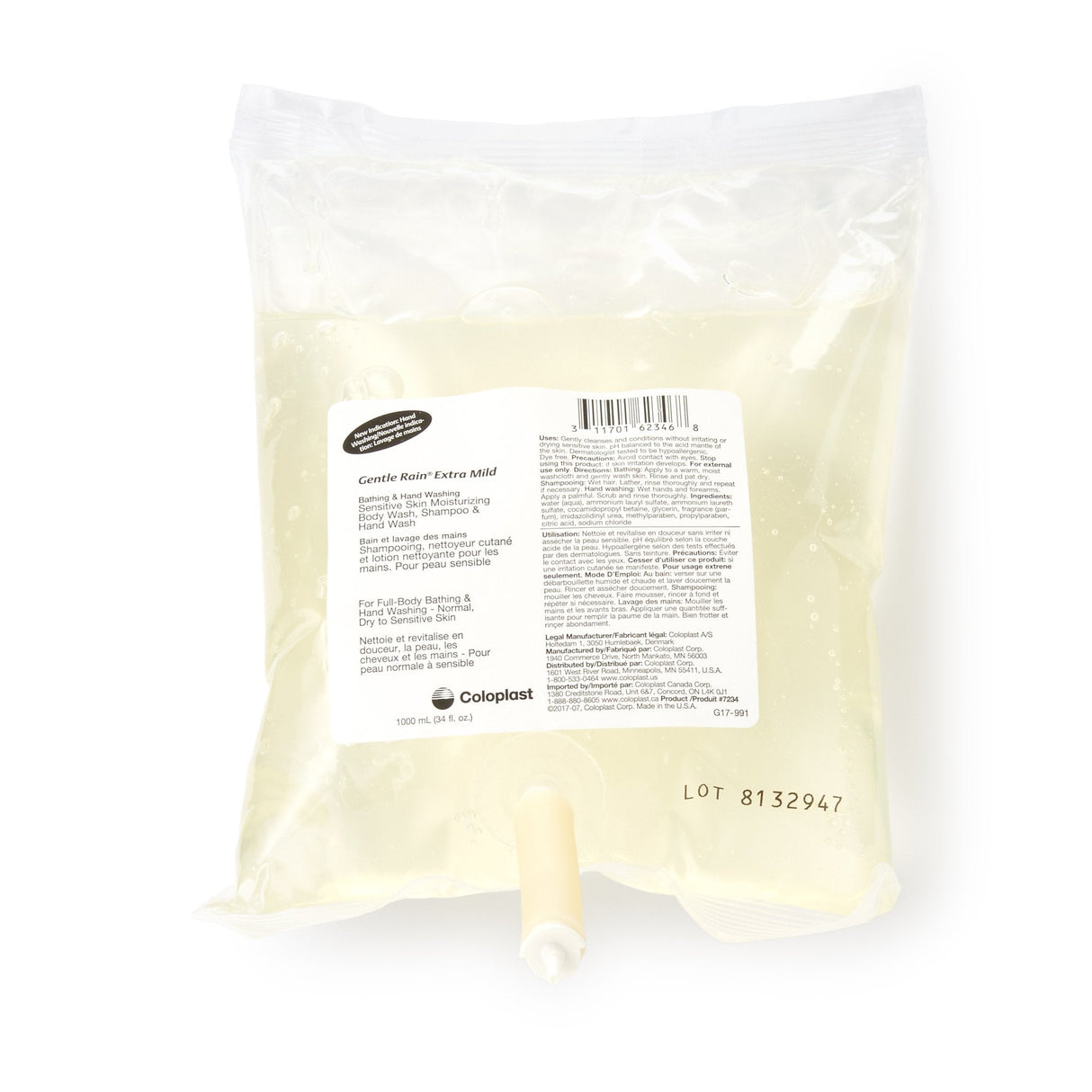 Gentle Rain Extra Mild Shampoo/Skin Cleanser-Antiseptics & Disinfectants-Birth Supplies Canada