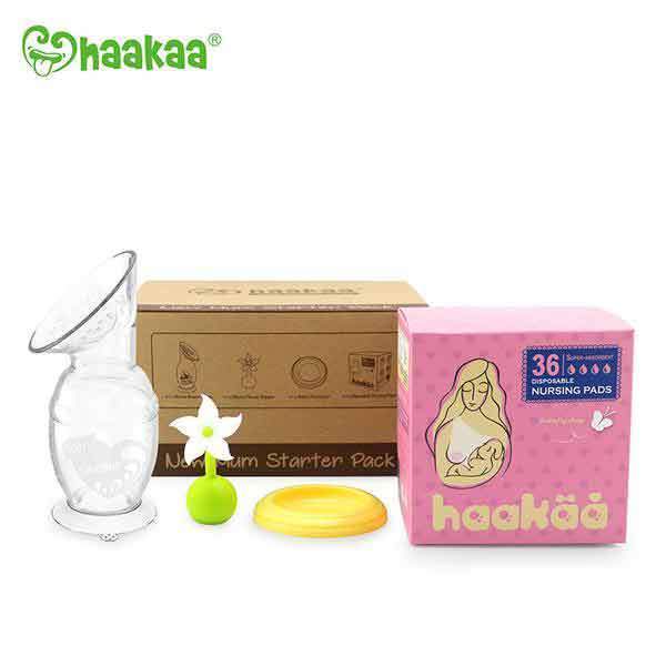 Haakaa New Mom Starter Kit | Breastfeeding Essentials Gift Pack - Buy Medical Supplies Online Canada