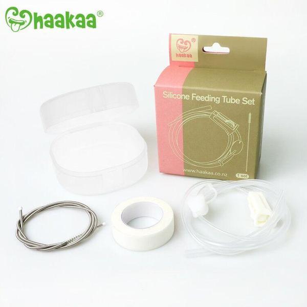 Haakaa Silicone Feeding Tube Set-Lactation Aids-Birth Supplies Canada