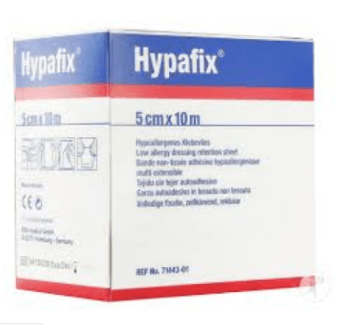 Hypafix Conformable Adhesive Retention Tape – Latex - Free Dressing Fixation (10m) - Buy Medical Supplies Online Canada