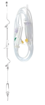 Braun IV Gravity Administration Set – Needle - Free, 15 Drops/mL, 84" Tubing with Injection Sites - Buy Medical Supplies Online Canada