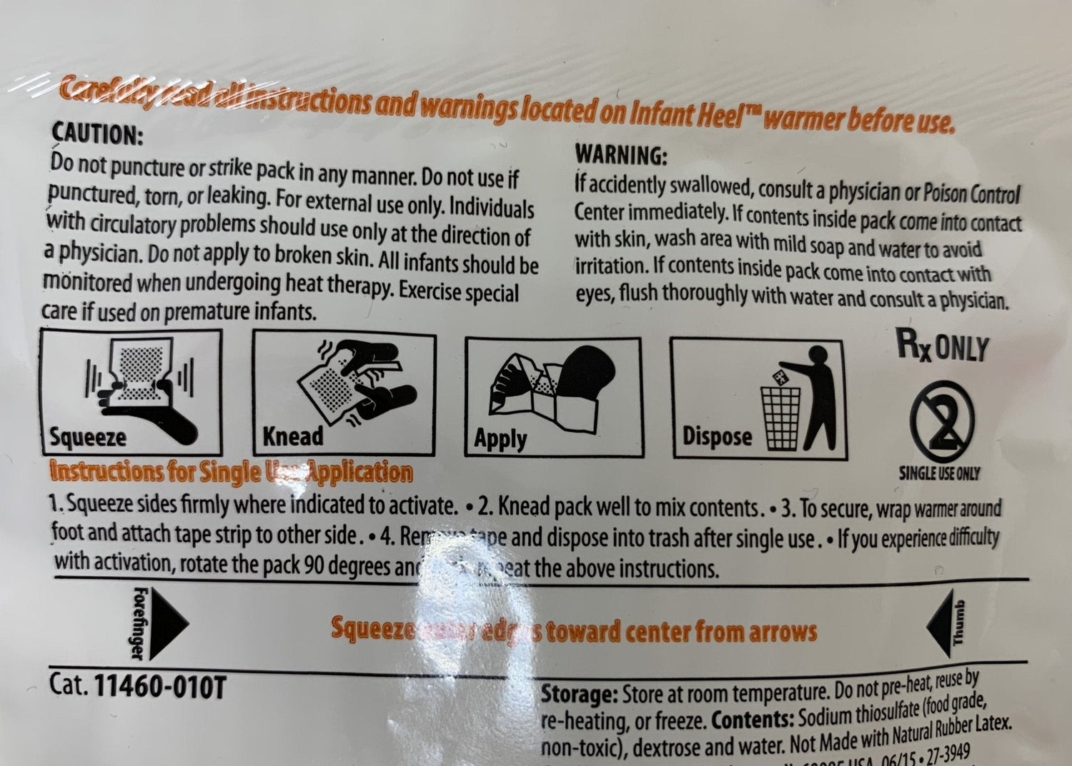 Infant Heel Warmer ~ DO NOT FREEZE-Medical Supplies-Birth Supplies Canada