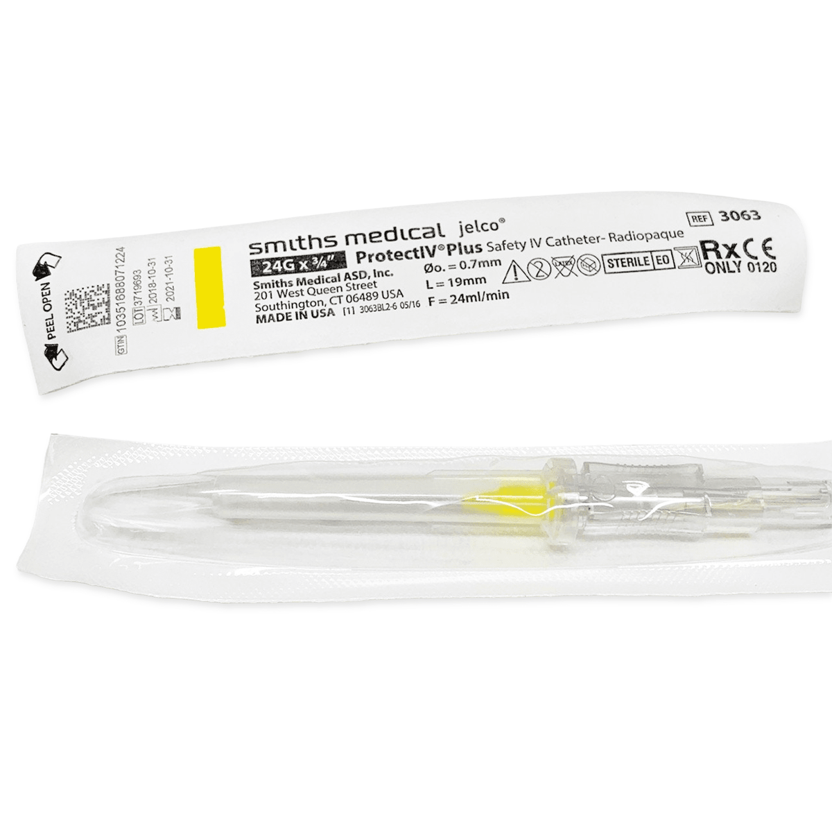 Jelco PROTECTIV PLUS Safety IV Catheters-IV Catheters-Birth Supplies Canada