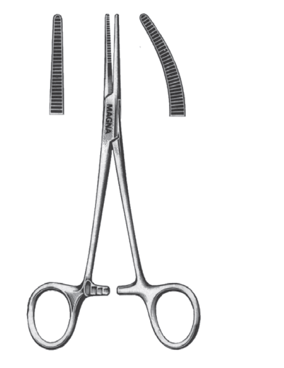 Kelly Forceps 5.5" Curved | Reusable-Medical Instruments-Birth Supplies Canada