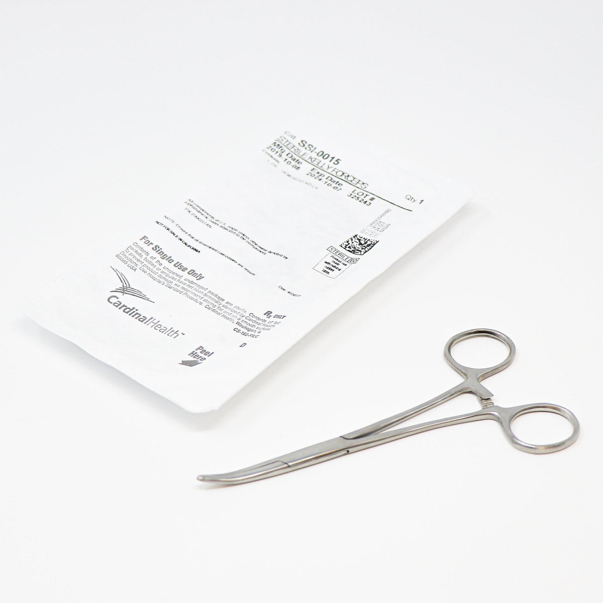 Kelly Forceps (5.5" Curved) | Sterile-Medical Instruments-Birth Supplies Canada