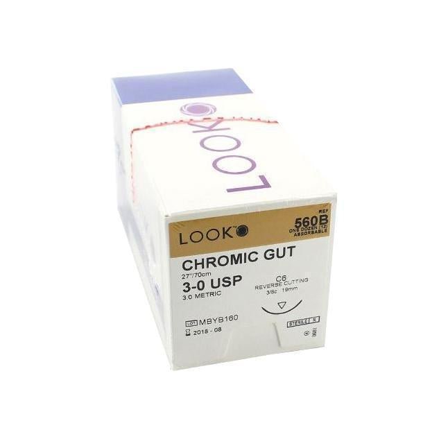 Look Chromic Gut Suture | Absorbable-Suture Supplies-Birth Supplies Canada