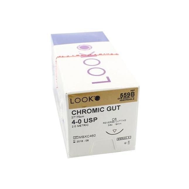 Look Chromic Gut Suture | Absorbable-Suture Supplies-Birth Supplies Canada