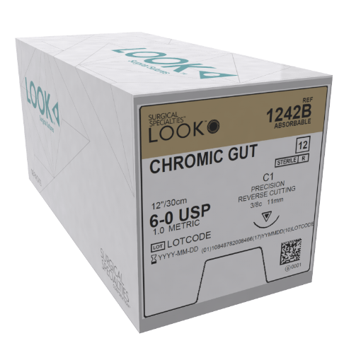 Look Chromic Gut Suture | Absorbable-Suture Supplies-Birth Supplies Canada