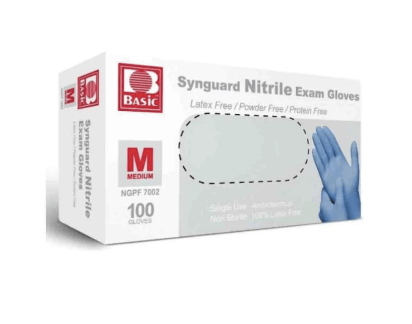 Medical Blue Nitrile Exam Gloves – Latex - Free - Buy Medical Supplies Online Canada