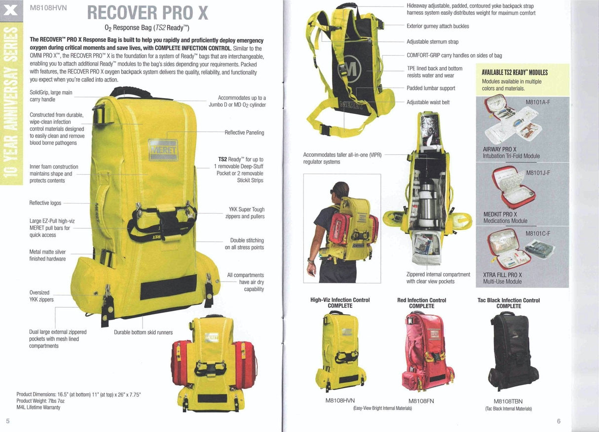 Meret RECOVER™ PRO X O2 Response Bag - Buy Medical Supplies Online Canada