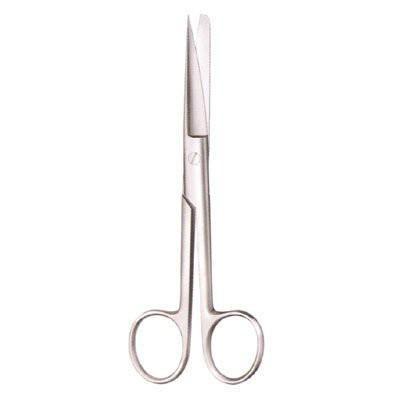 Operating Scissors 4.5" Straight Sh/Bl-Instruments-Birth Supplies Canada