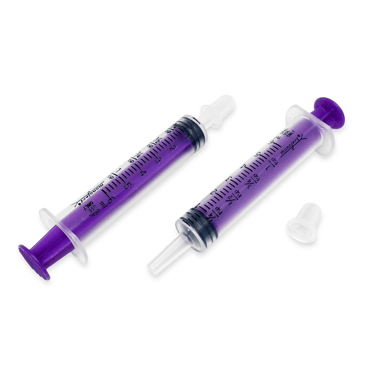 Oral Syringes - with cap-Syringes-Birth Supplies Canada