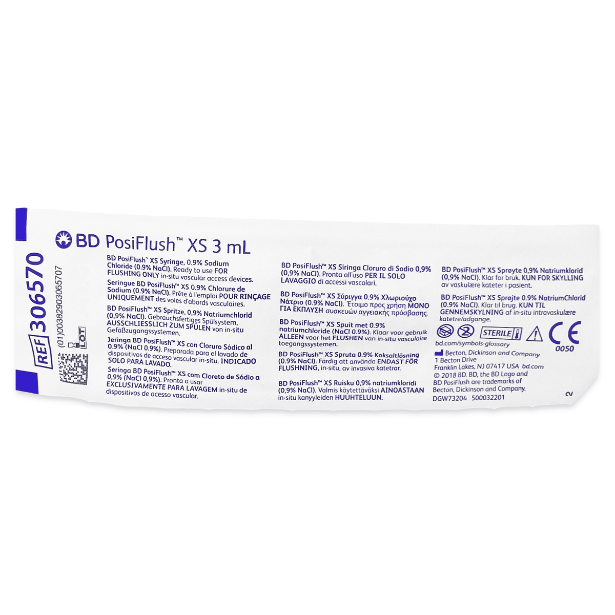 PosiFlush XS Saline-filled Syringes | BD-IV Solutions-Birth Supplies Canada
