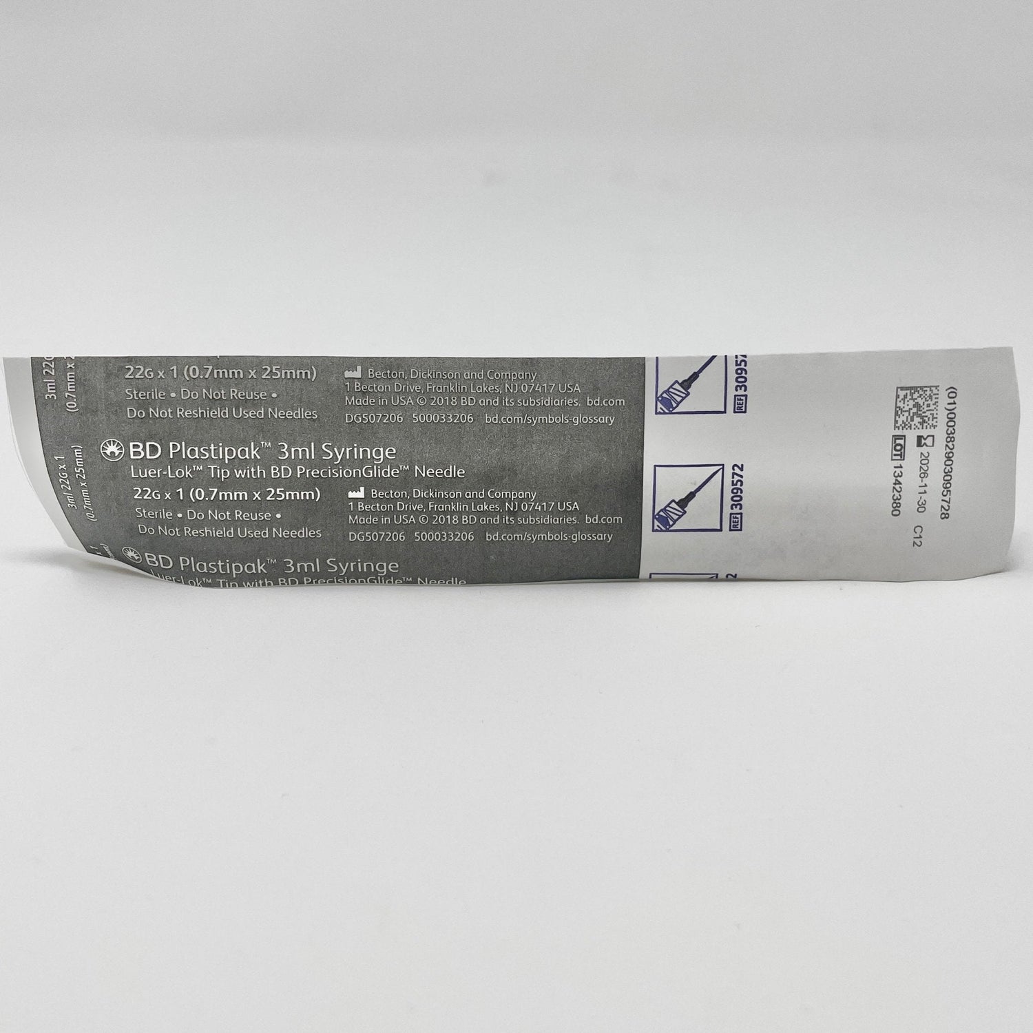PrecisionGlide Needle with Luer-Lok Syringe - 3ml-Medical Devices-Birth Supplies Canada