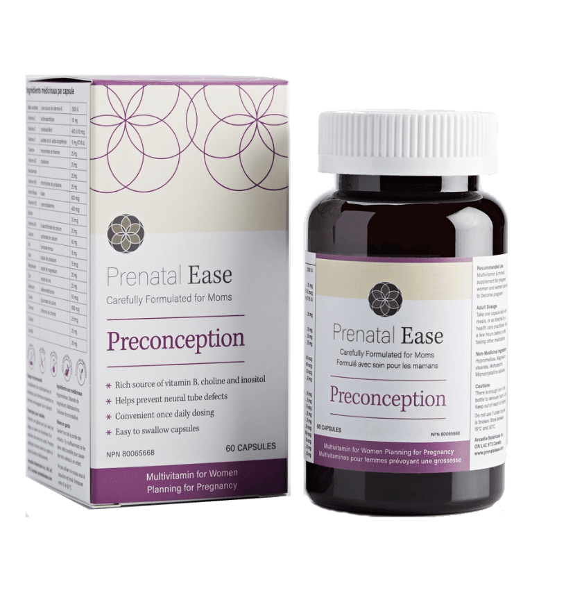 Prenatal Ease Preconception Supplement – Pre - Pregnancy Multivitamin (60 Capsules) - Buy Medical Supplies Online Canada