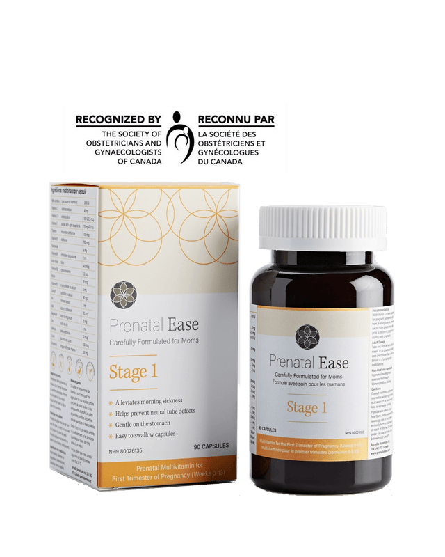 Prenatal Ease ~ First Trimester Vitamins-Supplements-Birth Supplies Canada