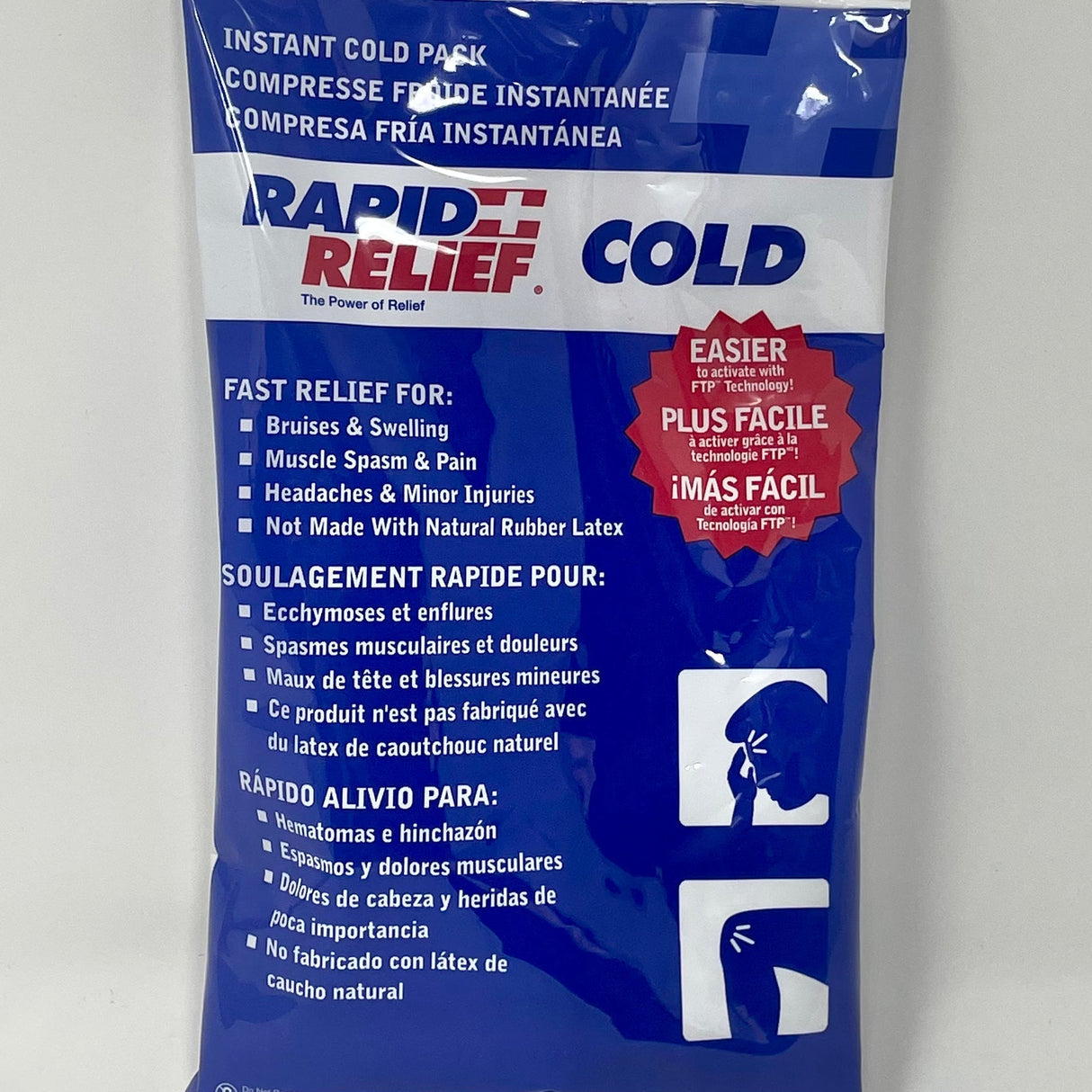 Rapid Relief Instant Cold Pack – Disposable Cold Therapy for Injuries - Buy Medical Supplies Online Canada