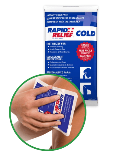 Rapid Relief Instant Cold Pack – Disposable Cold Therapy for Injuries - Buy Medical Supplies Online Canada