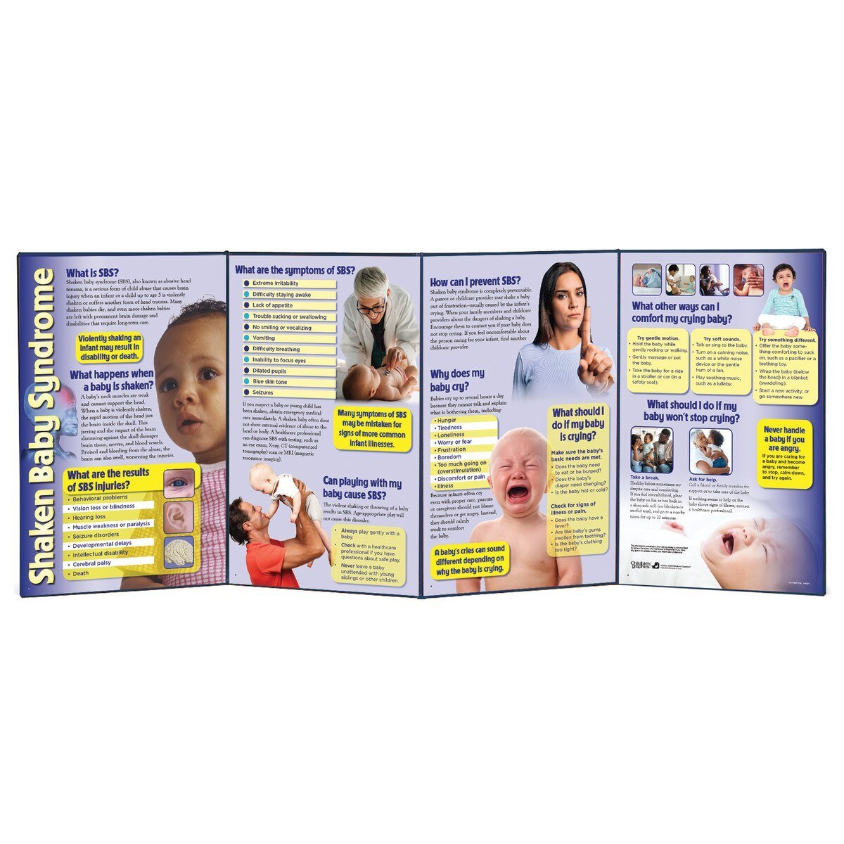Shaken Baby Syndrome Folding Display - Buy Medical Supplies Online Canada