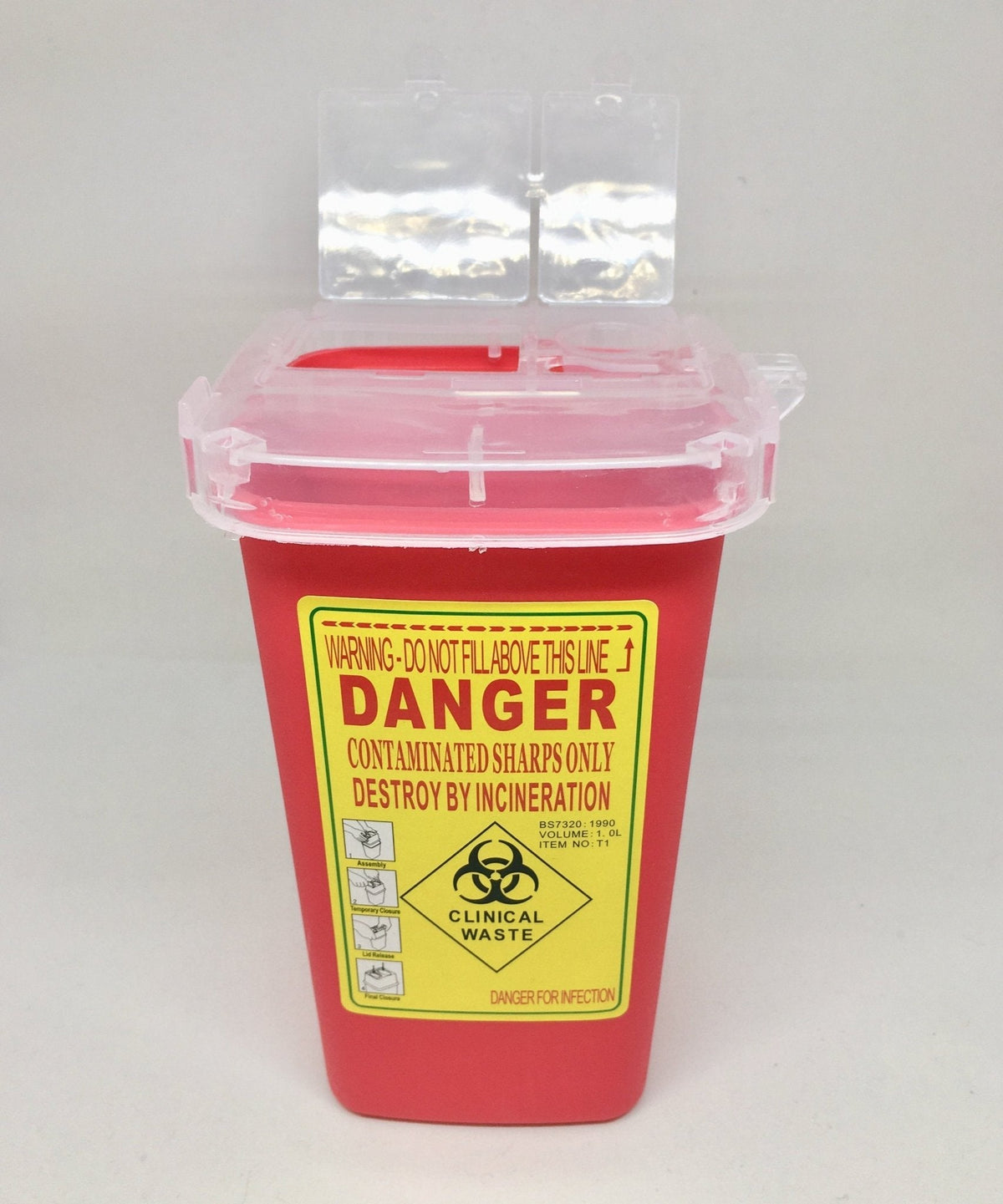 Sharps Collection Containers ~ Various Sizes-Clinic Supplies-Birth Supplies Canada